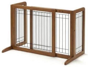 Small Freestanding Dog Gate - Compact & Floor-Friendly