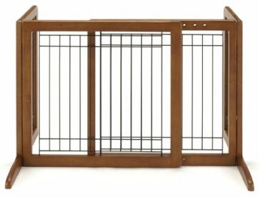 Tall Freestanding Pet Gate - Step-Over Ease, No Drilling