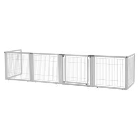 Richell 6-Panel Convertible Pet Gate: Versatile & Stylish Origami Design