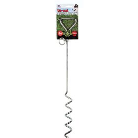 Prevue Pet 24" Spiral Stake: Secure Outdoor Freedom for Larger Dogs