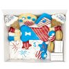 USA-Themed Dog Treats Gift Box: Celebrate in Red, White, and Blue