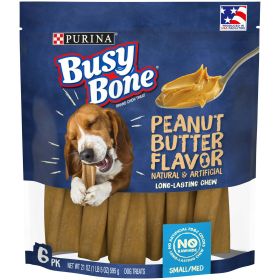 Purina Busy Bone Peanut Butter Chew Treats for Dogs