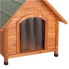 Medium A-Frame Dog House Flap: Weatherproof & Comfortable Upgrade