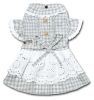 Classical Fashion Plaid Dog Dress - Retro Designer Outfit