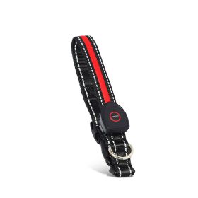 Blinking Flashing LED Dog Collar - Adjustable, Waterproof, and Rechargeable (Color: Red, Type: Pet supplies)