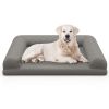 Orthopedic Bolster Dog Bed | Egg-Foam Crate Bed