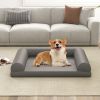 Orthopedic Bolster Dog Bed | Egg-Foam Crate Bed