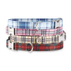 Blue Plaid - Quick Release Dog Collar: Adjustable, Stylish, and Safe