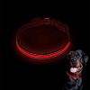 Blinking Flashing LED Dog Collar - Adjustable, Waterproof, and Rechargeable